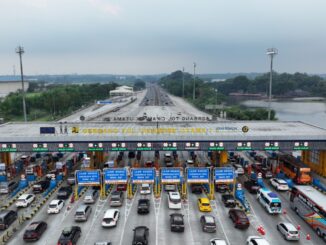 One Way Arus Balik di Gerbang Tol Kalikangkung 