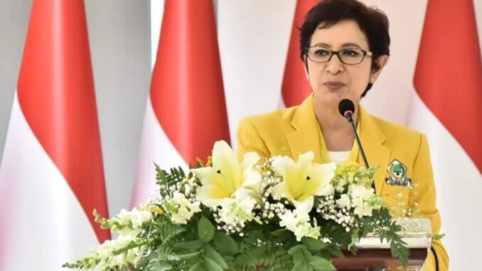 Nurul Arifin Nurul Arifin menegaskan Partai Golkar mendukung penuh pelaksanaan Pemilu 2024
