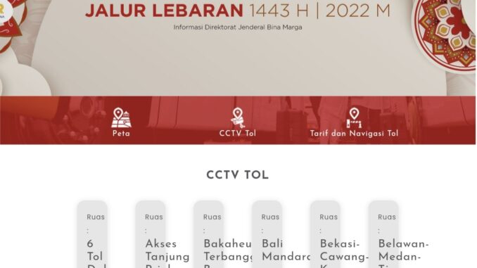 Pantau Kondisi Tol Trans Jawa 