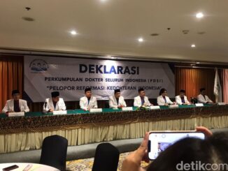 Perkumpulan Dokter Seluruh Indonesia Deklarasikan Diri