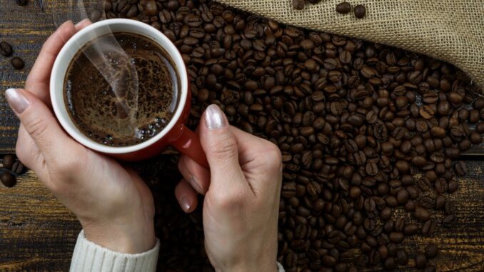 Petani Temanggung Bagikan Kopi Kepada Pemudik