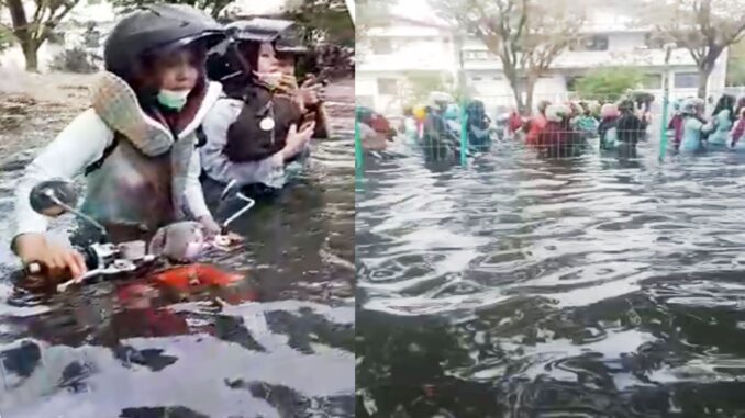 Banjir Rob Semarang Pesisir Kota Semarang Dilanda Banjir Rob