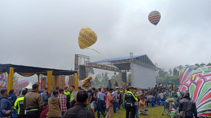 Balon Udara di Wonosobo Diawasi