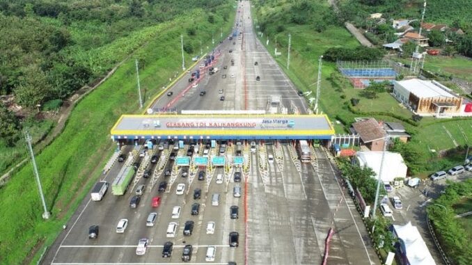 Gerbang tol kalikangkung Sistem One Way Bisa Diterapkan 24 Jam
