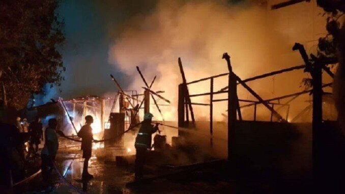 Kios Pasar Manyaran terbakar Tidak Sesuai Peruntukannya