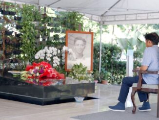 Ferdinand Marcos Jr Kunjungi Makam Ayahnya