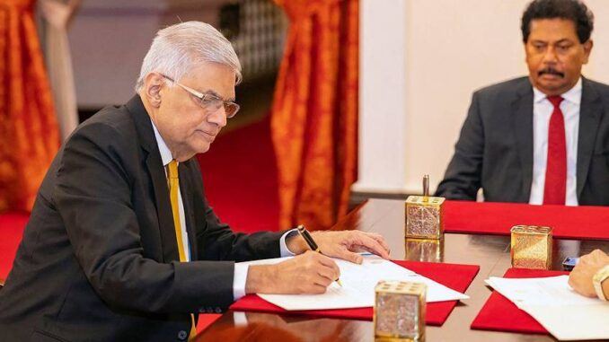 Ranil Wickremesinghe Kembali Dilantik