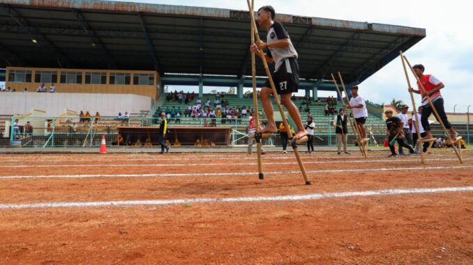 FORDA JATENG Permainan Tradisional Ramaikan Kompetisi Forda Jateng 2022 di Banyumas