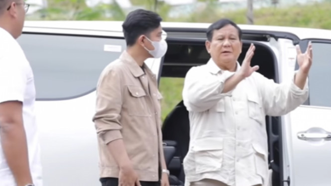 Sowan Prabowo, Gibran Diajari Naik Kuda
