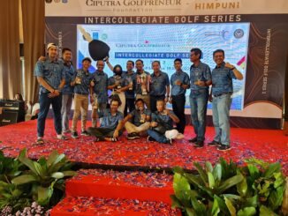 UNDIP Raih Juara Umum Golf Intercollegiate Golf Seris II 2022 Surabaya, Borong Piala