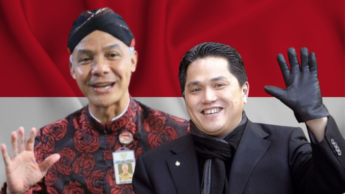Survei Poltracking Indonesia, Elektabilitas Ganjar – Erick Thohir Tertinggi