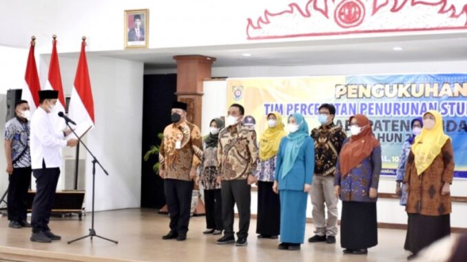 Bupati Dico Kukuhkan Tim Pelaksana Percepatan Penurunan Stunting di Kendal