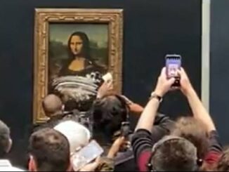 Lukisan Monalisa Dilumuri Krim Kue, Seorang Nenek Palsu Ditangkap