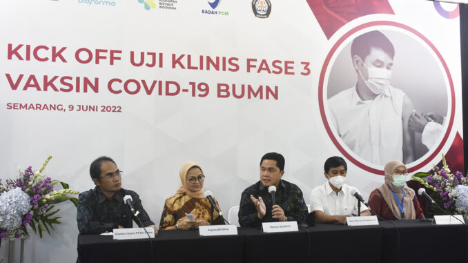 UNDIP Terlibat Dalam Ralam Riset dan Pengembangan Vaksin Covid-19 BUMN