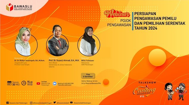 Bawaslu Kabupaten Pekalongan Petakan Titik Rawan Potensi Pelanggaran Pemilu Serentak 2024
