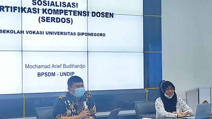 Vokasi undip Sekolah Vokasi UNDIP Gandeng BPSDM Optimalkan Sertifikasi Dosen