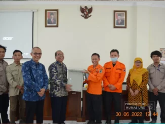 Sensor Tanah Longsor Bikinan Mahasiswa UNS Diserahkan Kepada BPBD Karanganyar
