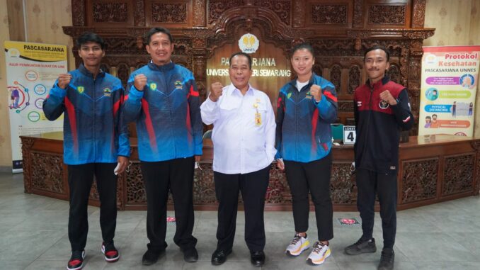 unnes Rektor UNNES Lepas Pelatih dan Atlet Mewakili Indonesia dalam The 20th ASEAN University Games 2022 di Thailand