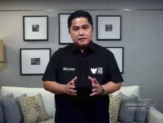 Kepada Maba UNS, Erick Thohir Jelaskan peran Penting Peguruan Tinggi Dukung Kemandirian Pangan dan Energi