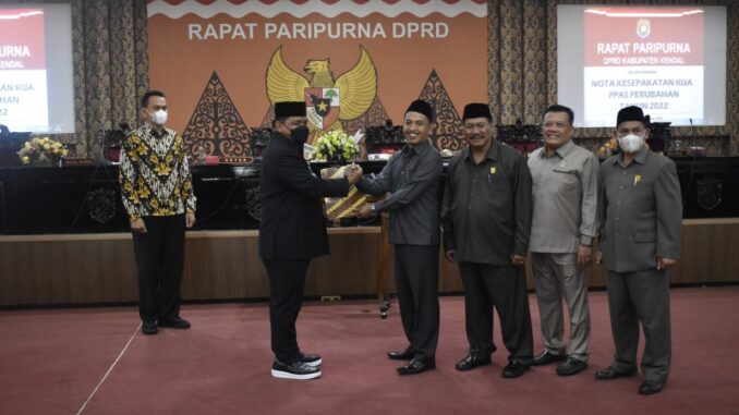 kendal DPRD Kendal Setujui KUA-PPAS APBD Perubahan Tahun Anggaran 2022
