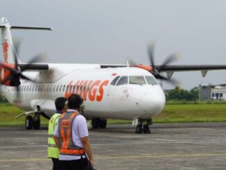 Dukung Perekonomian dan pariwisata, Wings Air Terbang Perdana Dari Bandara JB Soedirman Purbalingga