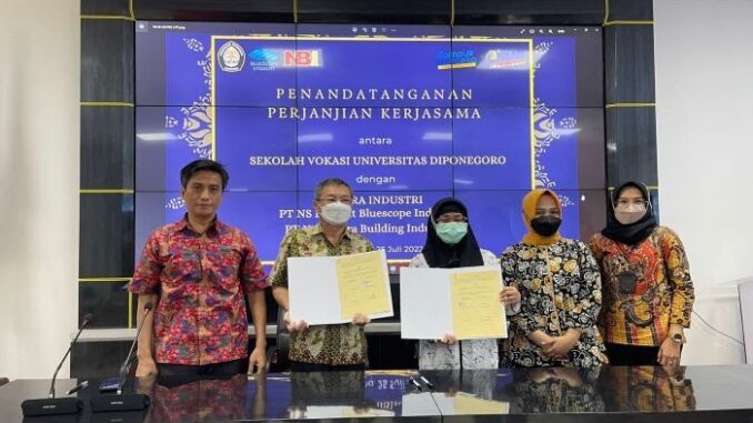 Vokasi UNDIP Jalin Kerja Sama dengan 2 Industri