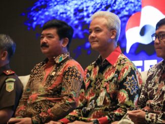 Ganjar Pranowo dan Menteri ATR/BPN Hadi Tjahjanto