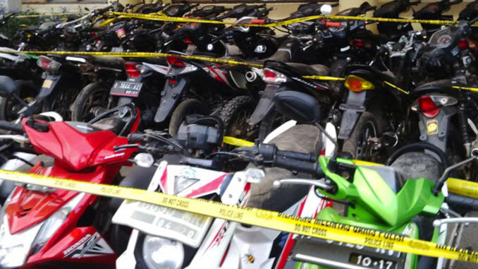ilustrasi motor bodong Motor Bodong