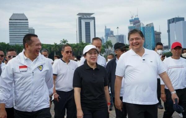 bamsoet puan airlangga Jalan Sehat