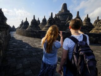 wisatawan borobudur