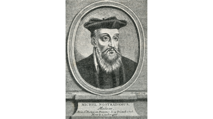 Ramalan Nostradamus 400 Tahun Lalu