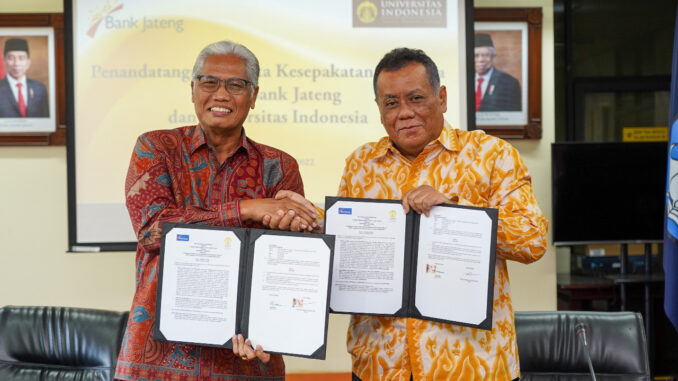 Supriyatno bersama Rektor Universitas Indonesia (UI) Ari Kuncoro