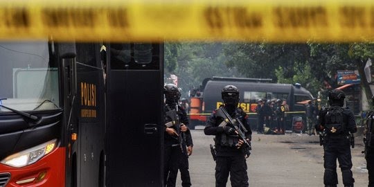 pengamanan densus 88 pasca ledakan bandung bom bunuh diri bandung