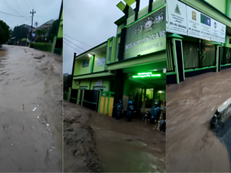 Sungai Kaligarang Meluap