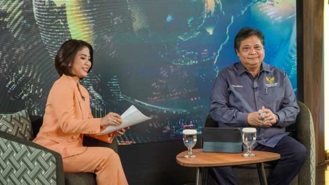 Airlangga Hartarto perpu cipta kerja