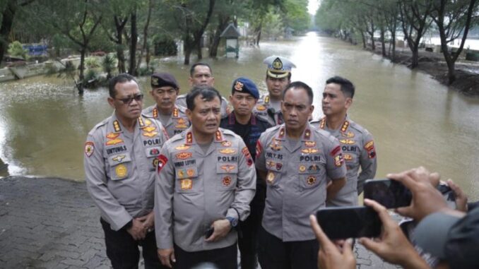 Banjir Semarang Surut lalu lintas normal