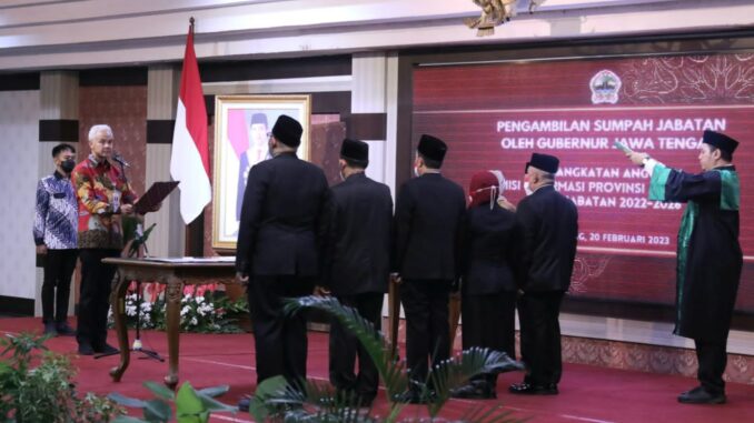 Ganjar Keterbukaan Informasi