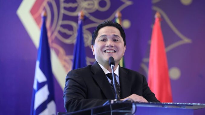 Ketua Umum PSSI terpilih Erick Thohir