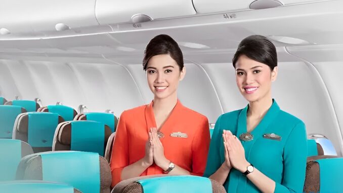 Pramugari Garuda Indonesia Pakai Jilbab