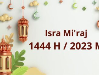 Isra Miraj 1444 H / 2023 M