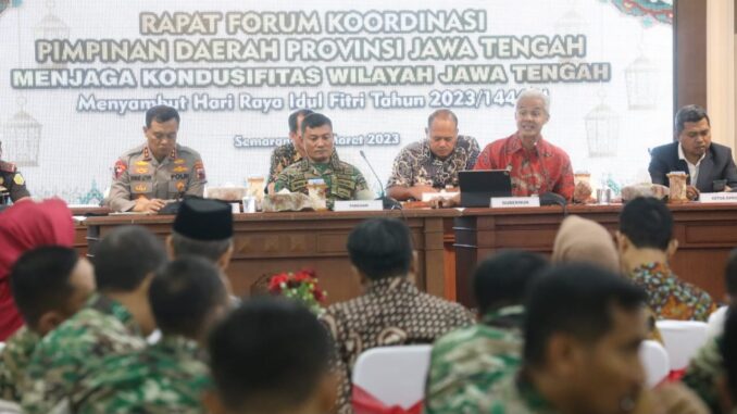 Ganjar Siapkan Skenario Arus Mudik 2023