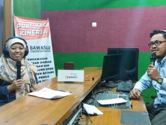 Bawaslu Batang Menggelar Talkshow