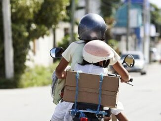 Bayinya Mudik Sepeda Motor