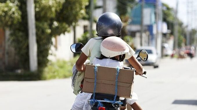 Bayinya Mudik Sepeda Motor