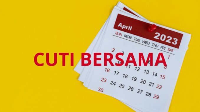 perubahan cuti bersama