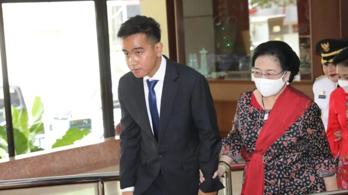 Gibran Rakabuming dan Megawati Soekarnoputri Gibran Rakabuming dan Megawati Soekarnoputri