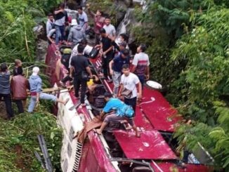 korban bus guci