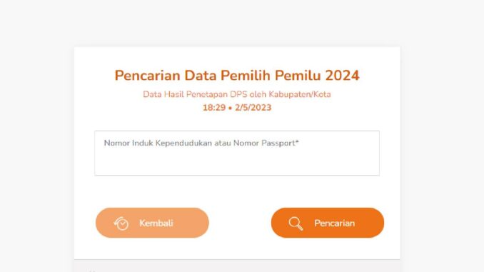 DPS Pemilu