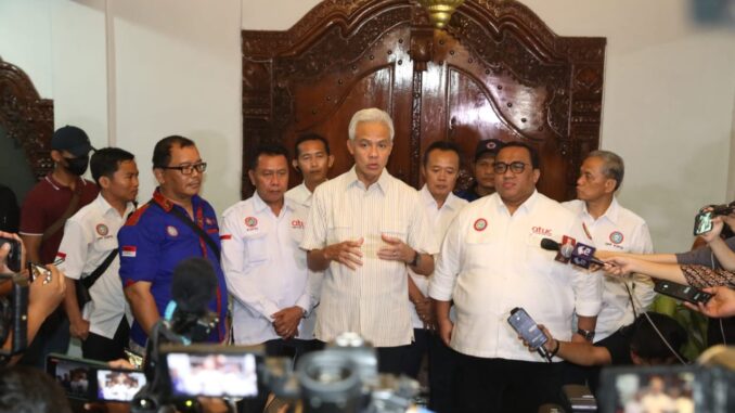 Ganjar didukung Konfederasi Buruh