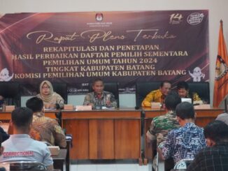 rekapitulasi penetapan DPS BAtang